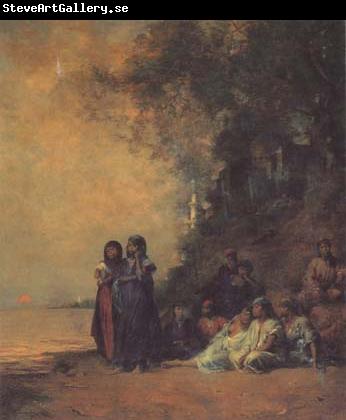 Eugene Fromentin Eqyptian Women on the Edge of the Nile (san12)